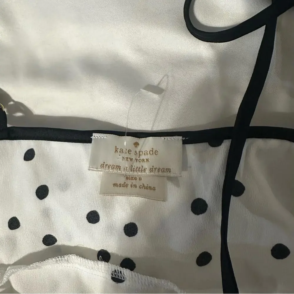 KATE SPADE Ruffled Tiered Charmeuse Chemise